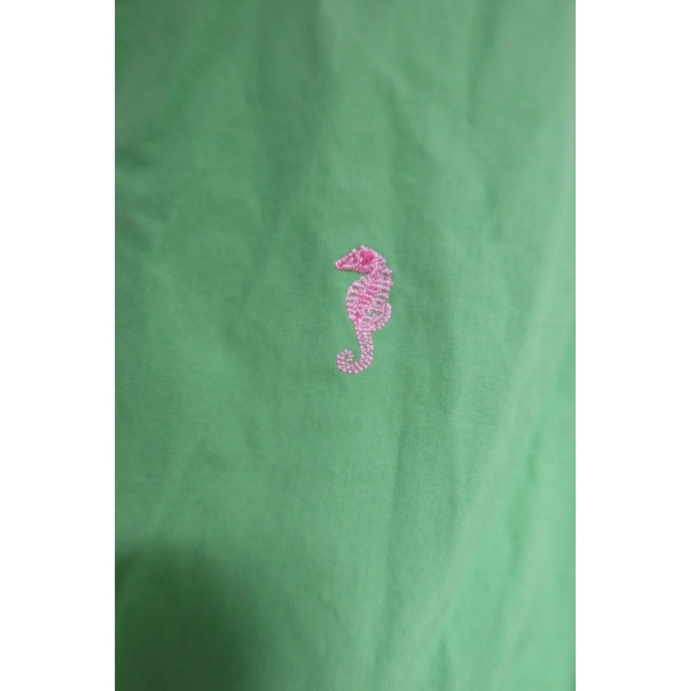 Tommy Hilfiger Unique Women's‎ 8 Green Pink Seahorse Embroidered Capri Crop Golf - Picture 7 of 8
